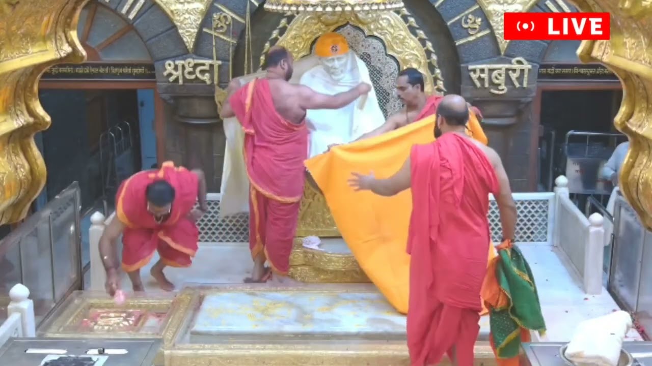 Sai Baba Sandhya Dhoop Aarti ll Live Darshan shridi ll Sairam ll SHRIDI Sai Baba ll 08 March 26 