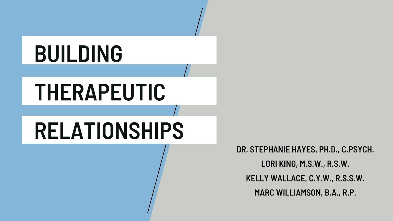 The Therapeutic Relationship (Video 3 of 4)