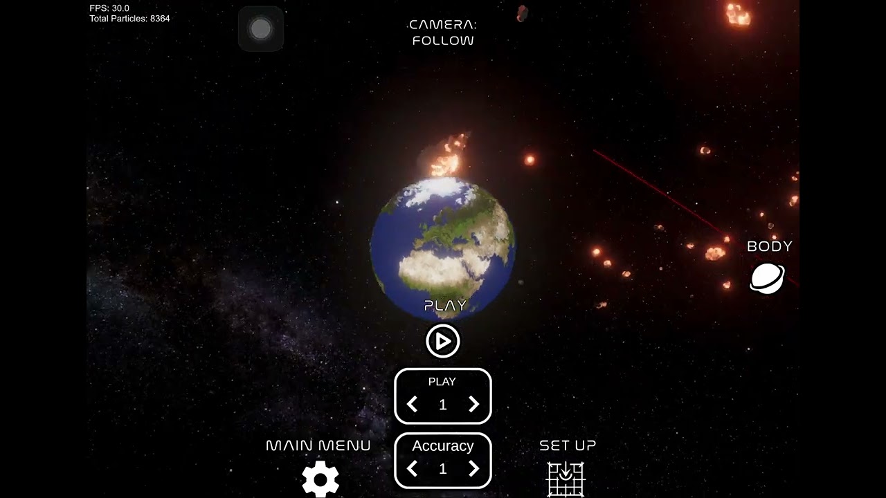 pluto prevents the moon from crashing in space crash simulator