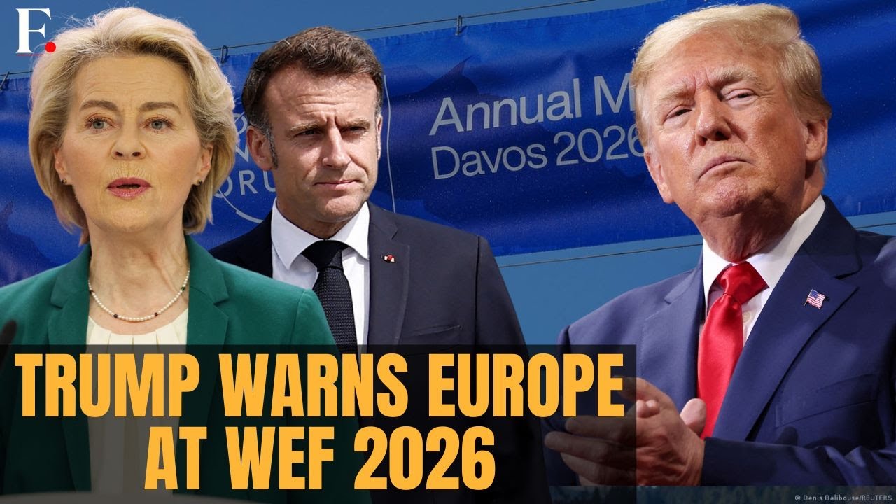 Trump Tells Davos that Europe is Heading in Wrong Direction | WEF 2026 | Davos | Firstpost