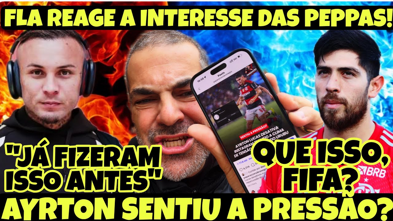 SENTIU? AYRTON Ñ AGUENTOU A PRESSÃO? FLA IGNORA INTERESSE DAS PEPPAS EM CEBOLINHA! DEU RUIM, ROSSI!