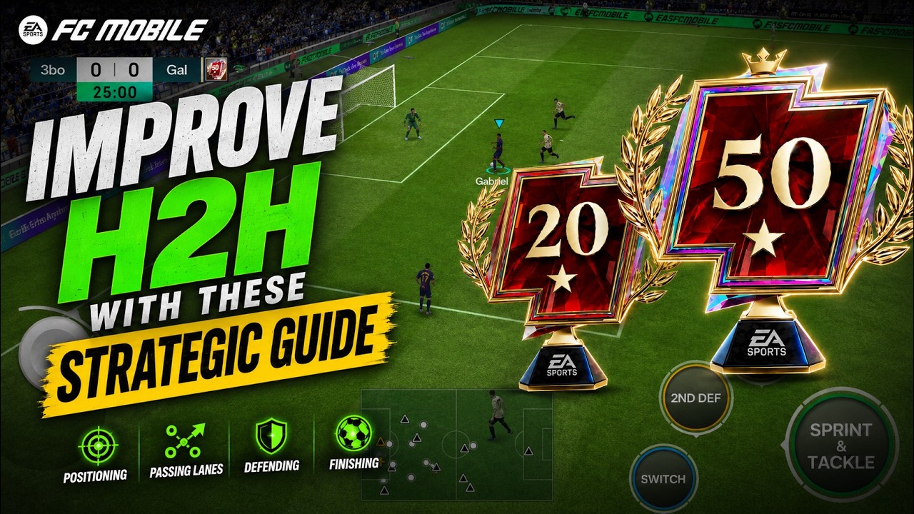 Гайд по H2H в FC Mobile: 50★ советов, как побеждать чаще!