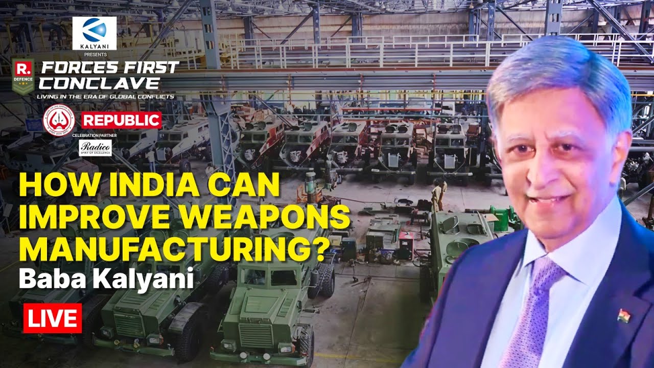 India&rsquo;s Biggest Forces First Conclave LIVE: Chairman Of Bharat Forge Ltd. Baba Kalyani | Republic TV