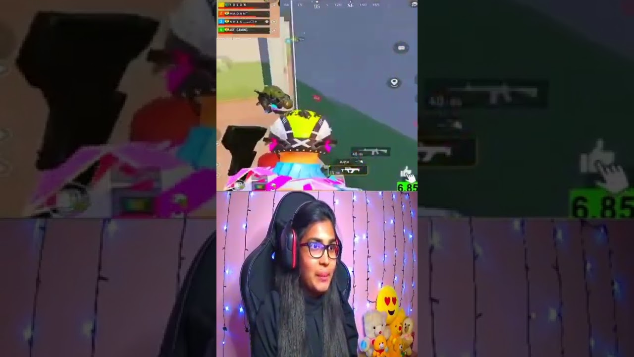 Facecam Reaction For @iammadan  Bro #shorts #bgmi #pubg #tamil #tamilgirlgamer #facecamlive #annora