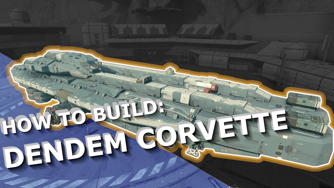 Starfield: Good Looking Ship Tutorial #2: Dendem Corvette (Updated)