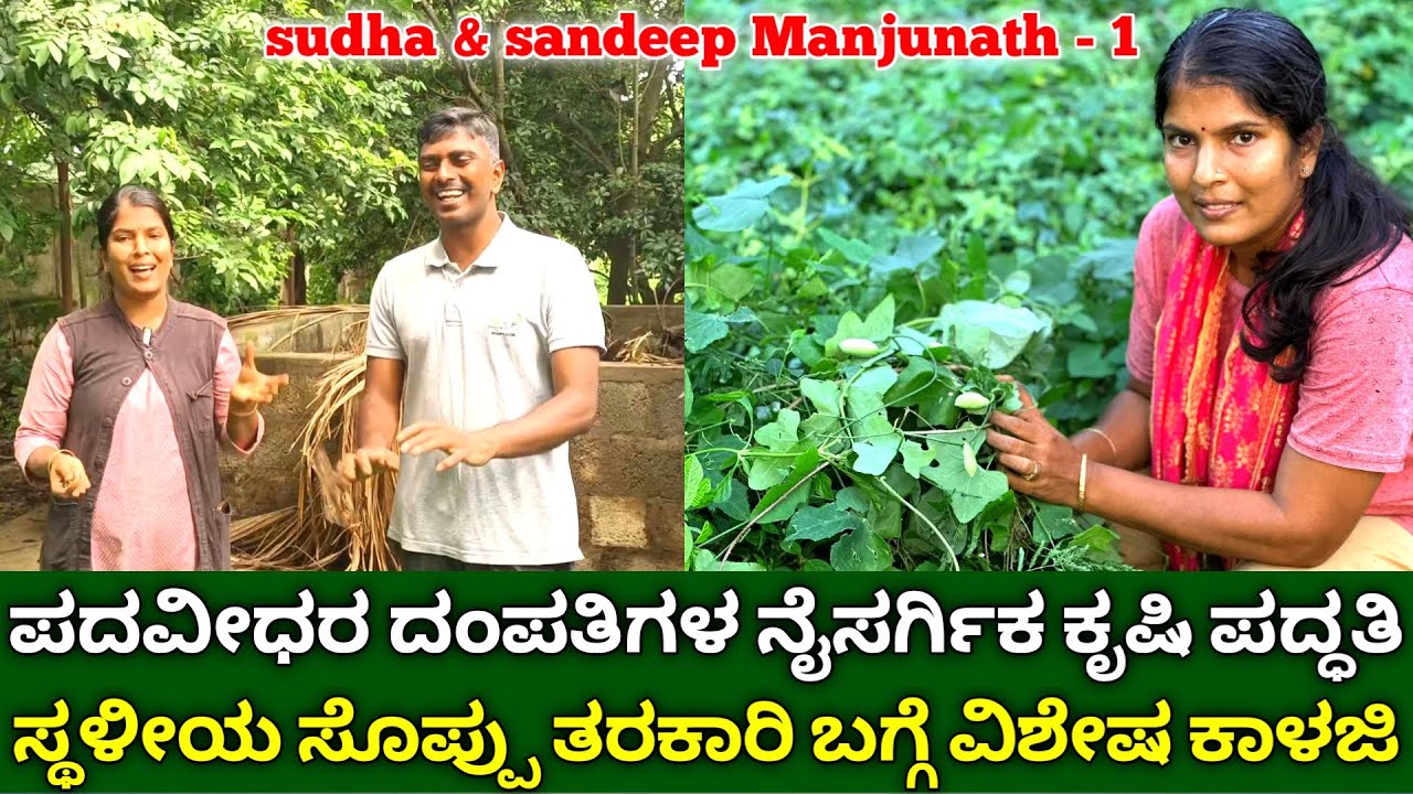 ಪದವೀಧರ ದಂಪತಿಗಳ ನೈಸರ್ಗಿಕ ಕೃಷಿ ಪದ್ಧತಿ  | natural farming in kannada | inegrated farming in kannada