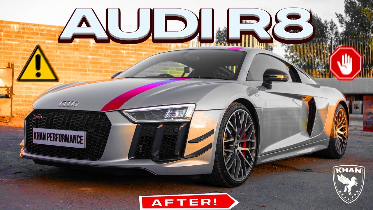 AUDI R8 - CARBON FIBER BODY KIT PART 1 - REAR DIFFUSER | FRONT CANNARDS