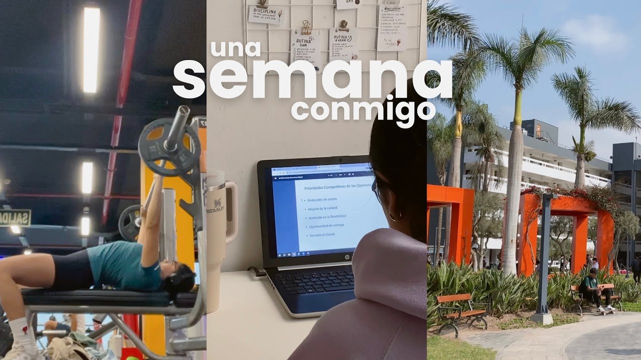 ☁️ una semana conmigo | estudiante de ingeniería industrial y gymrat (rutina, comidas, uni, etc.)