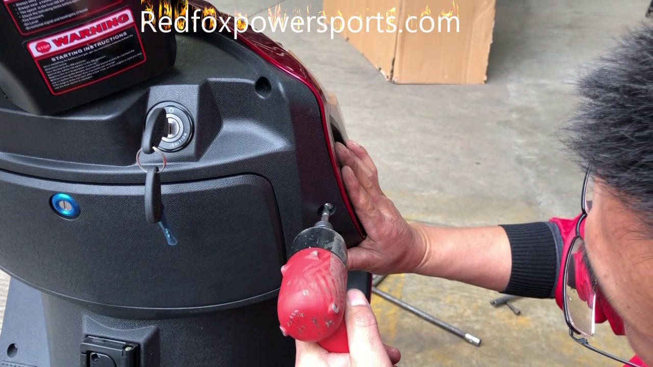 Falcon 200cc Scooter Assembly Video