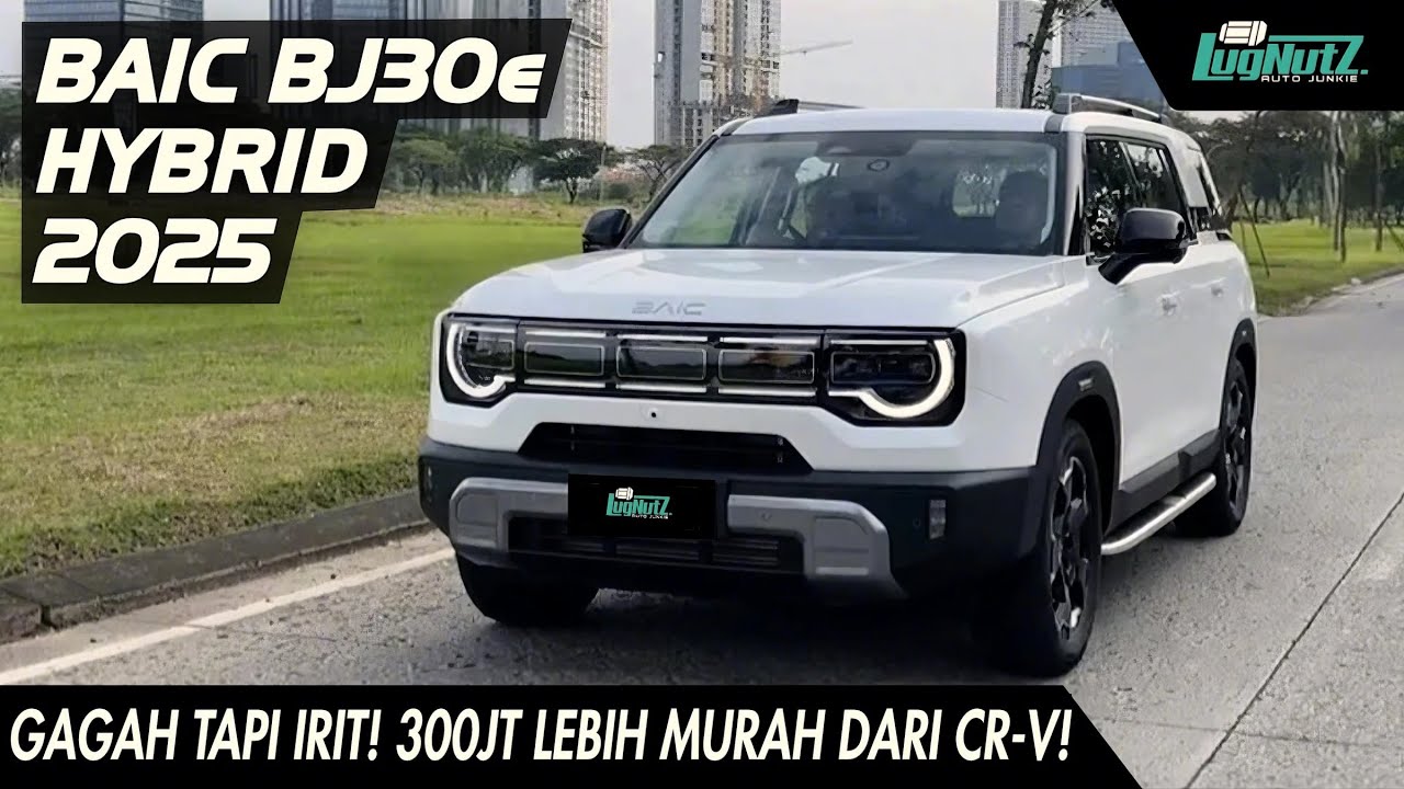 300JT LEBIH MURAH Dari CR-V Tapi GAGAH & IRIT?! SUV Hybrid Cina PALING ENAK! Tes Lengkap BAIC BJ30e!