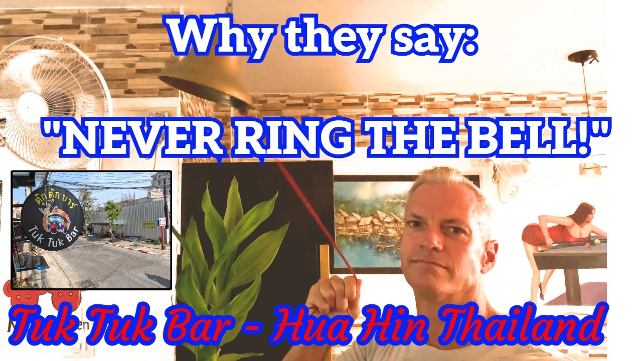 Day Drinking and Ringing the bell at Tuk Tuk Bar Soi 88 Hua Hin Thailand