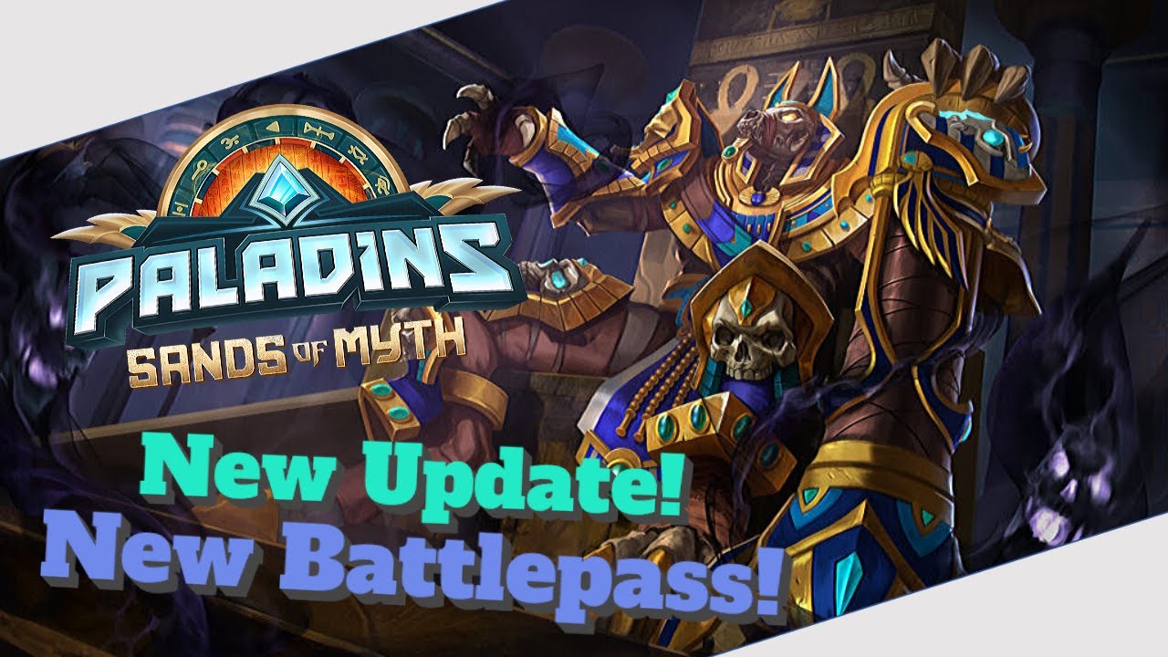 NEW PALADINS UPDATE! Sands of Myth! NEW Battle Pass! NEW Map! (Paladins)