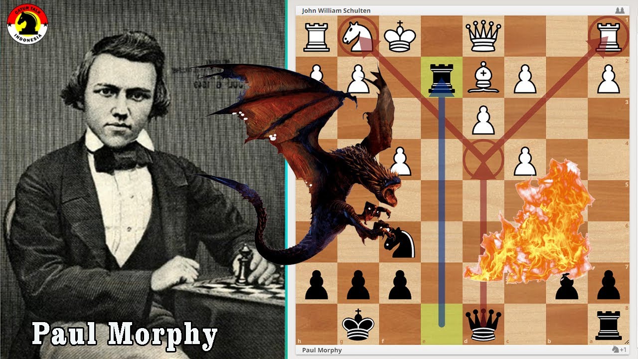 PAUL MORPHY MENGHANCURKAN GAMBIT RAJA 😯🔥