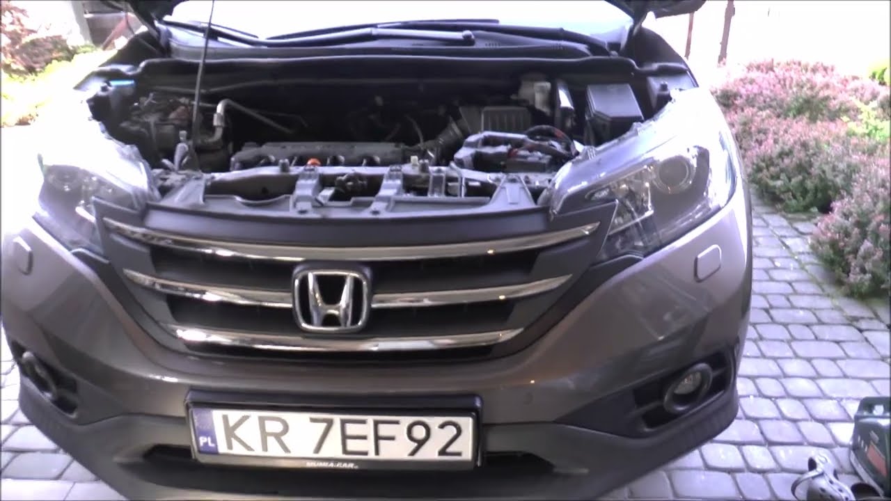 Montuję akumulator AGM w komorze silnika | Honda CR-V | Virtz 60Ah 660Ah