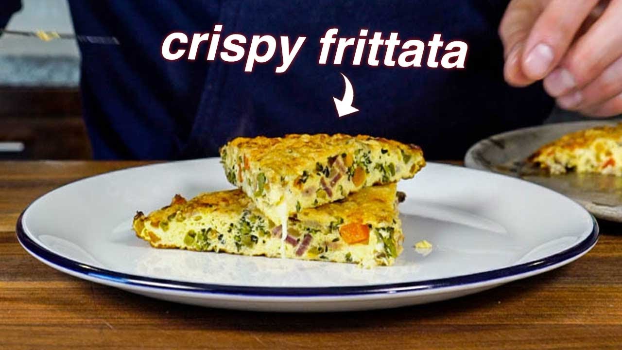 How to Make a FRITTATA with a Crispy Parmigiano Crust