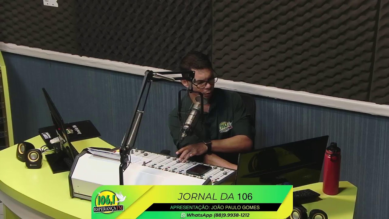 ESPERANÇA FM DE BOA VIAGEM CE -  JORNAL DA 106 - SEGUNDA - 25/08/2025
