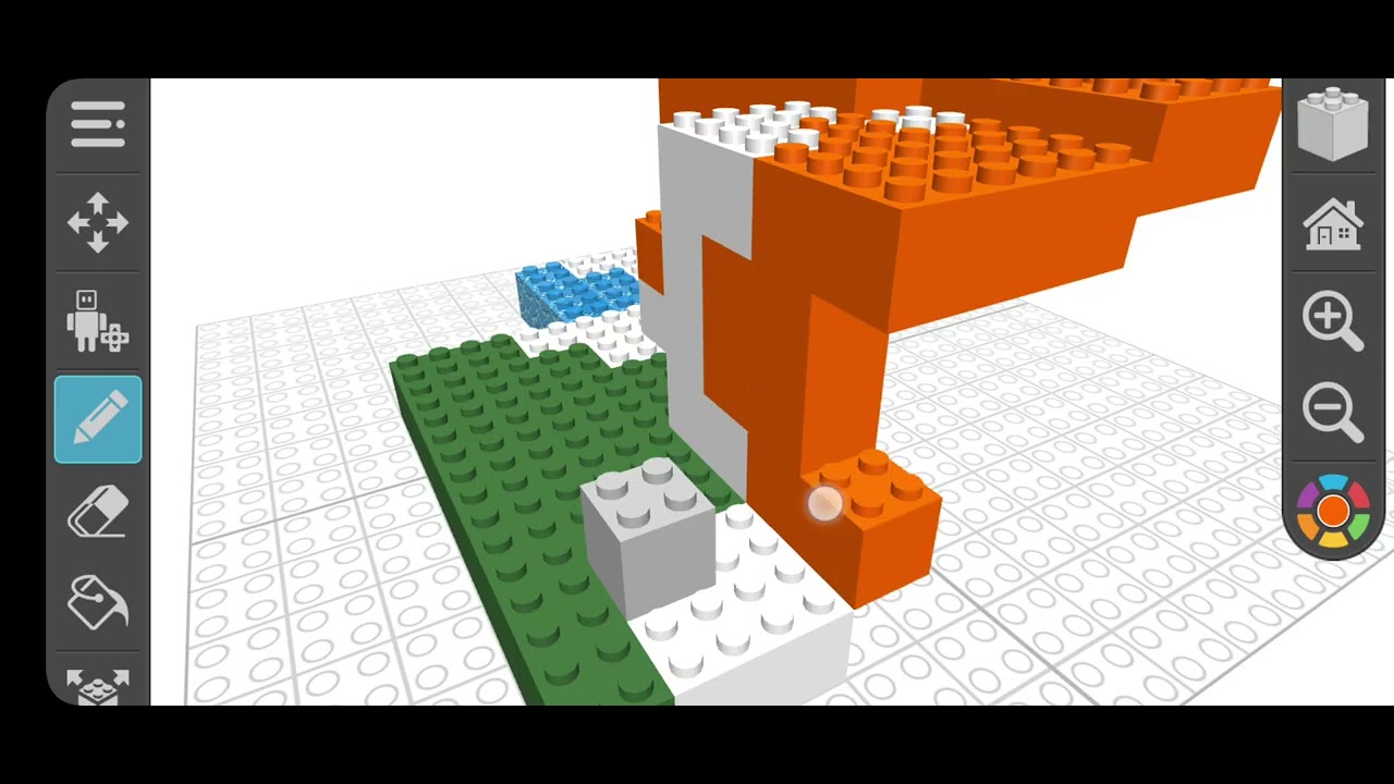 How to build the lego fox lodge in draw bricks. (exterior) ep 1.5