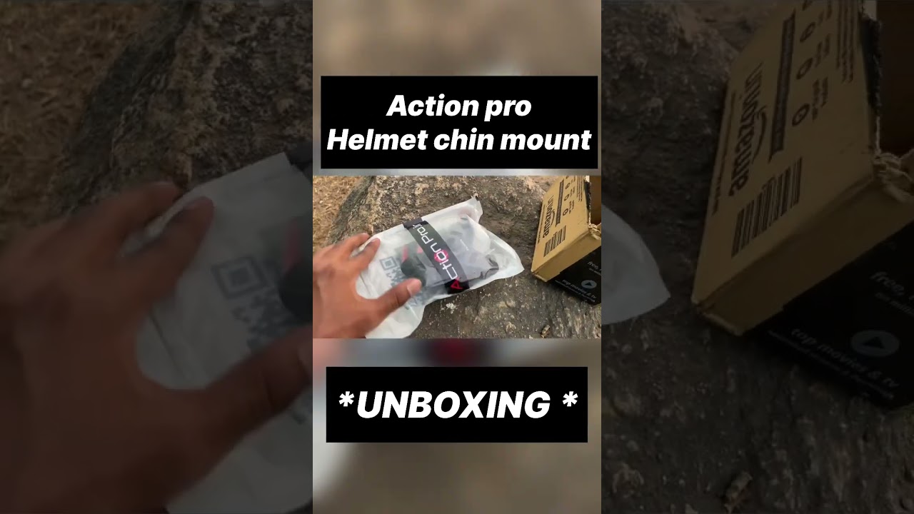 Helmet chin mount  ACTION PRO #shorts #helmetmount #chinmount #actionpro #actioncamera