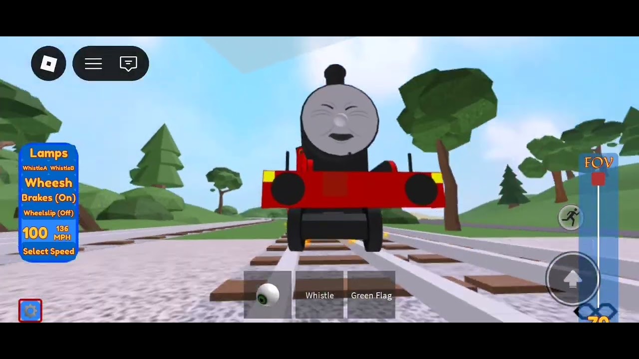 Thomas and friends in roblox #train 