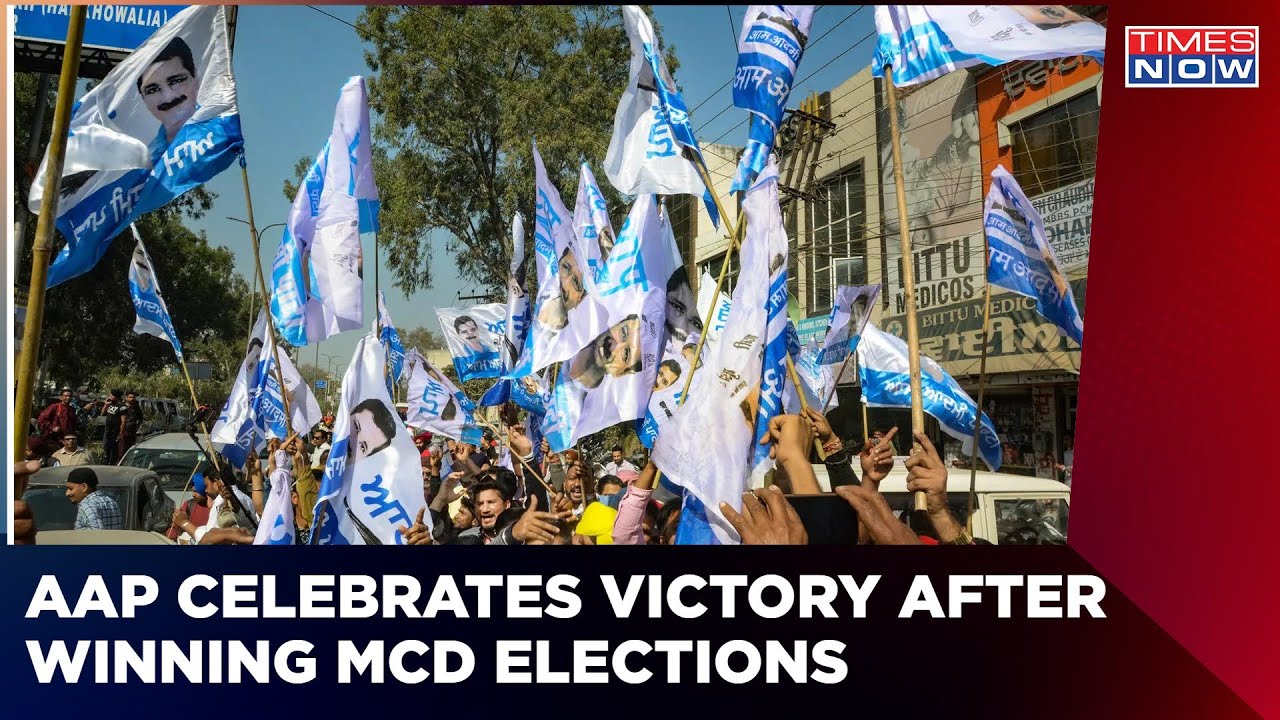 AAP Celebrates Its Victory Over BJP In Delhi MCD Elections 2022 | English News | Politics
