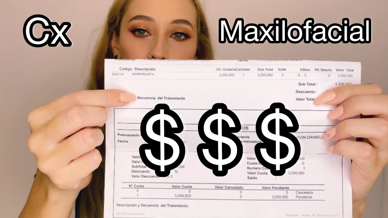 Costo de cirugía maxilofacial en Colombia
