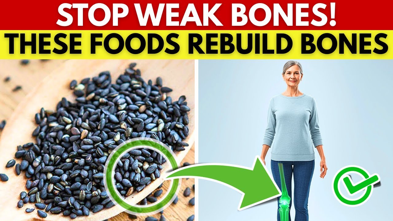 10 Proven Foods That Stop Osteoporosis and Strengthen Bones!