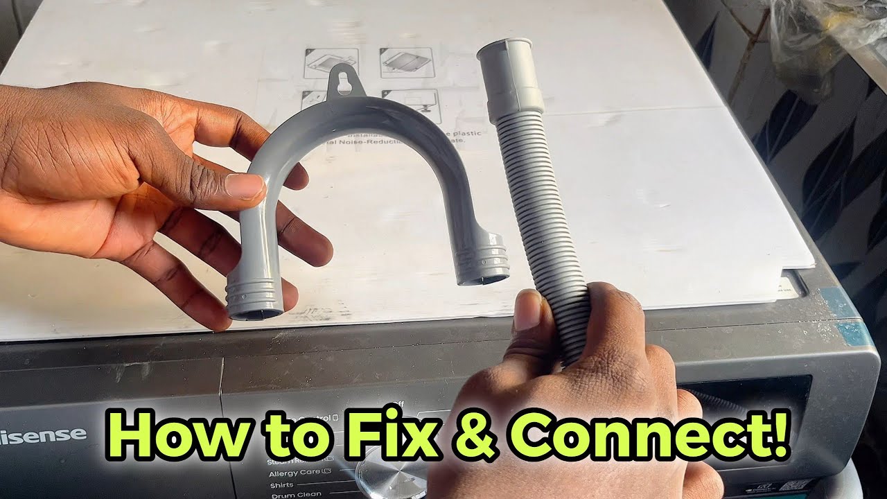 How to Fix Universal Washing Machine Drain Hose Flexible Dishwasher Drain Hose Extension Kits