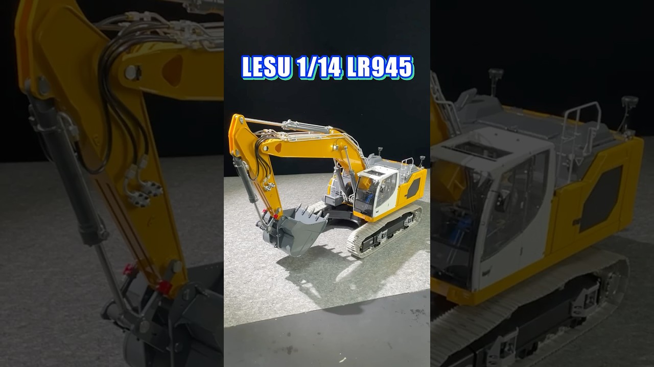 YOU HAVE TO ADMIT: THE 1/14 SCALE LR945 HYDRAULIC EXCAVATOR IS IMPECCABLE IN DETAIL!  #rc #model