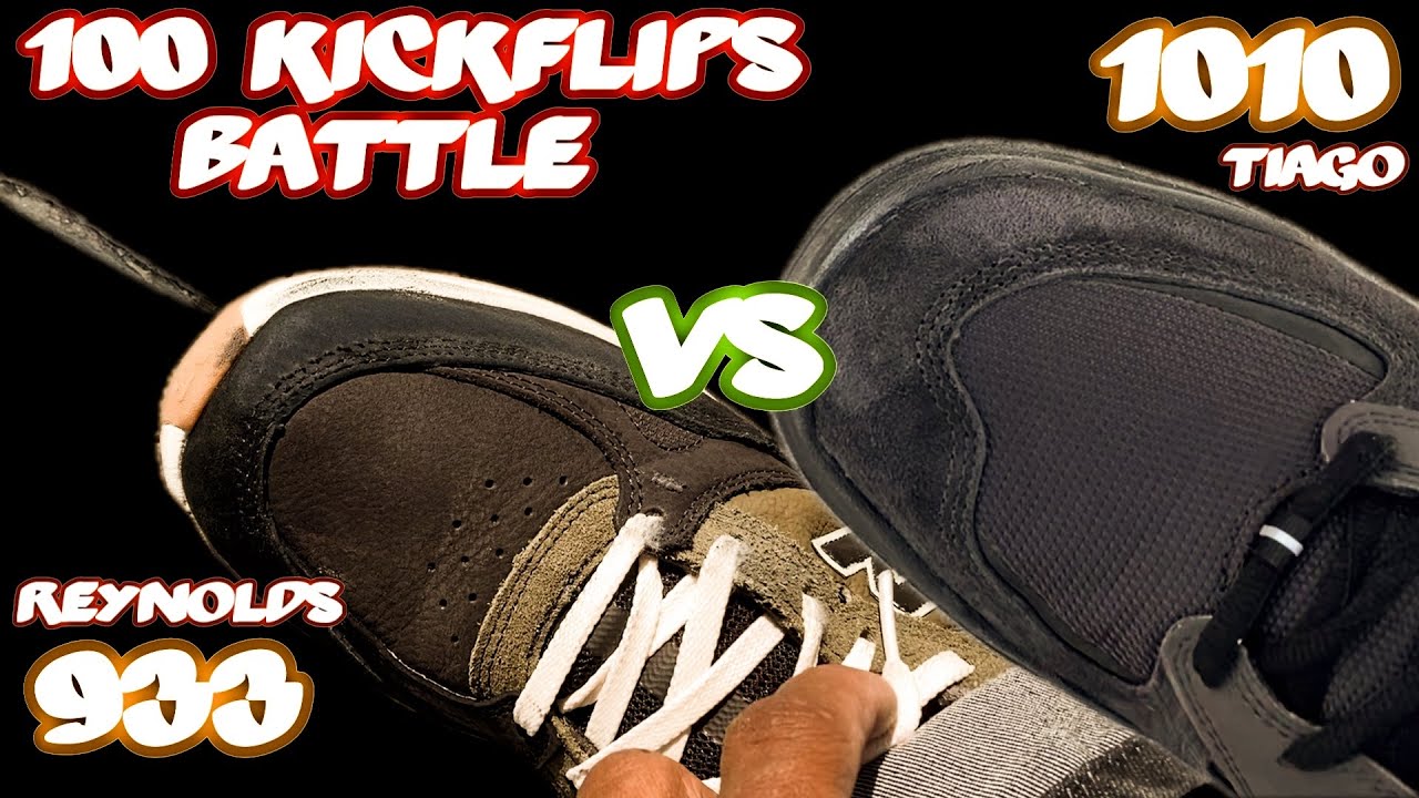 New Balance Reynolds 933 Vs Tiago 1010 (100 Kickflips Battle)