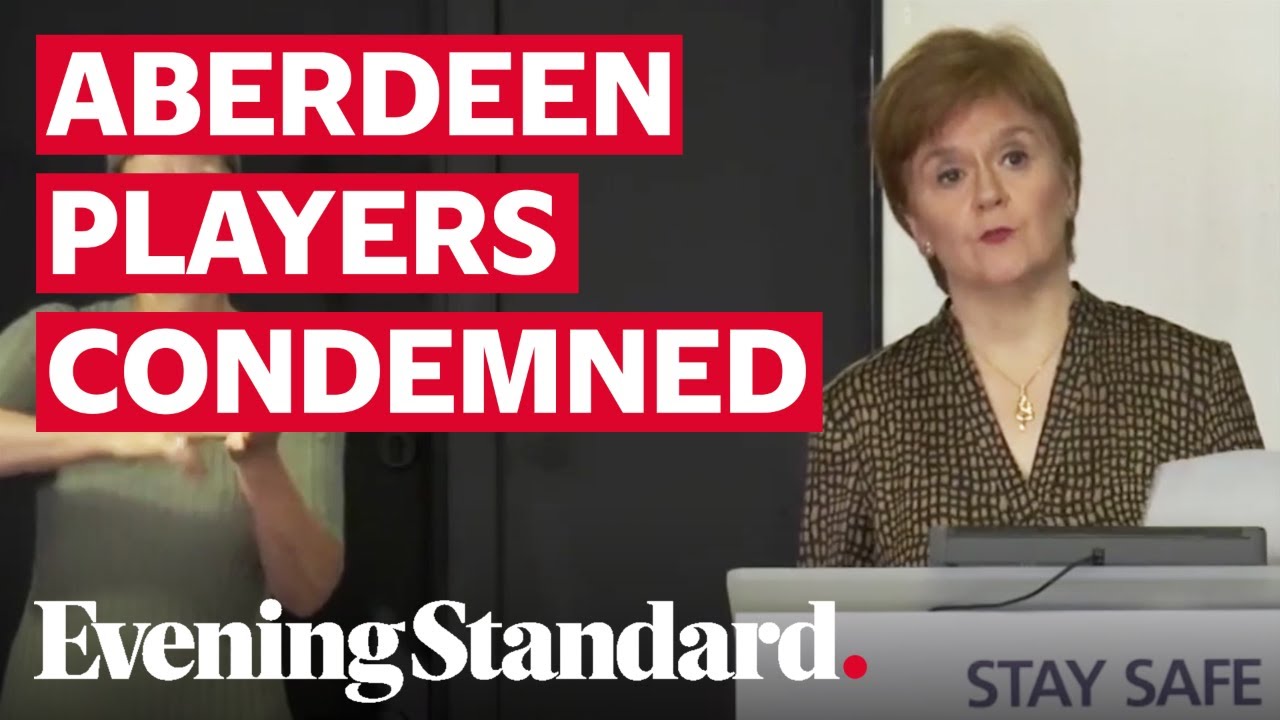 Nicola Sturgeon: Aberdeen players in 'clear breach' of lockdown protocol