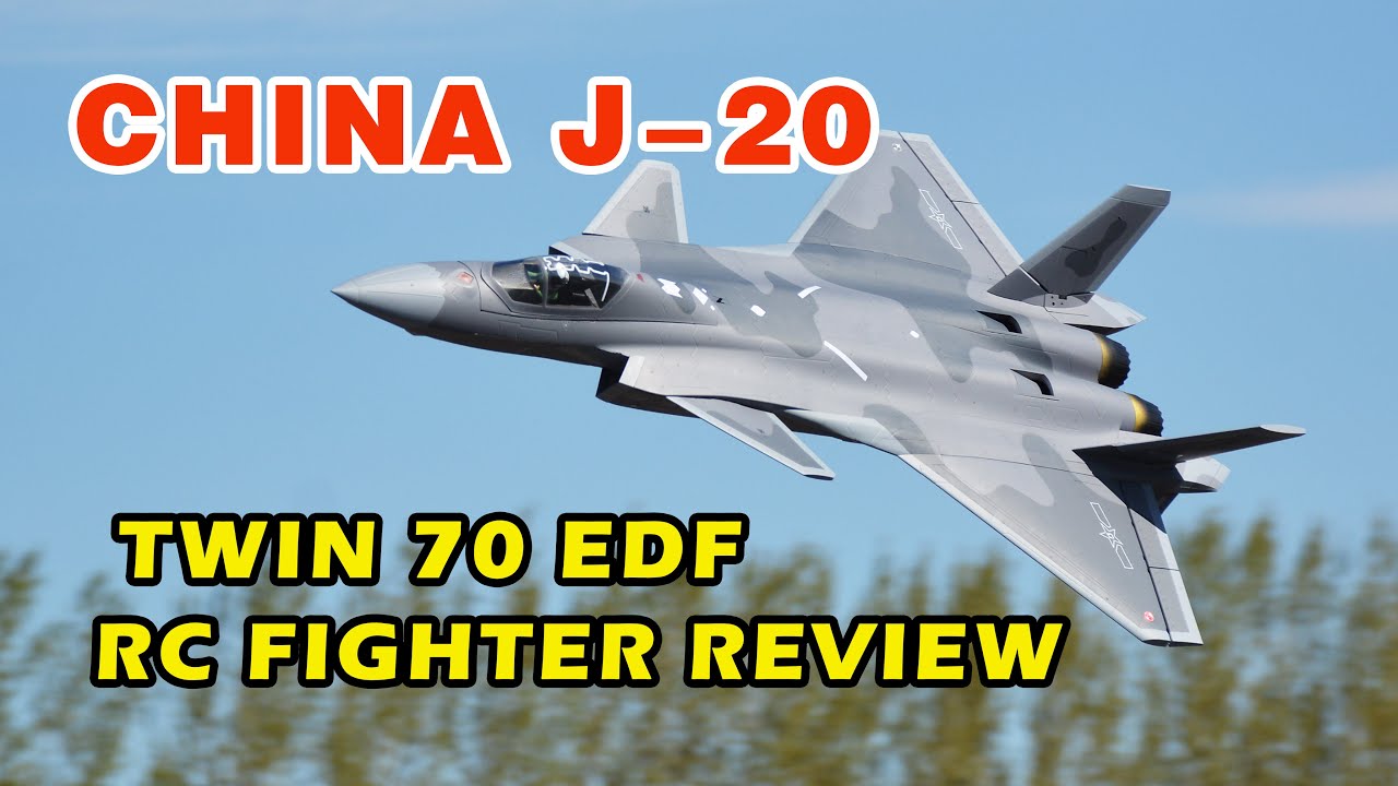 China J-20 Mighty Dragon! Twin 70mm RC EDF JET Plane Review, 风范模型双70涵道中国歼20战斗机航模像真机测评