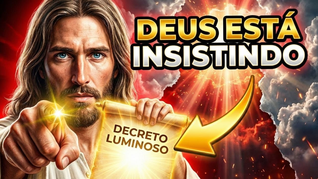 FILHO, DEUS NÃO INSISTIRIA ASSIM SE NÃO FOSSE SÉRIO!