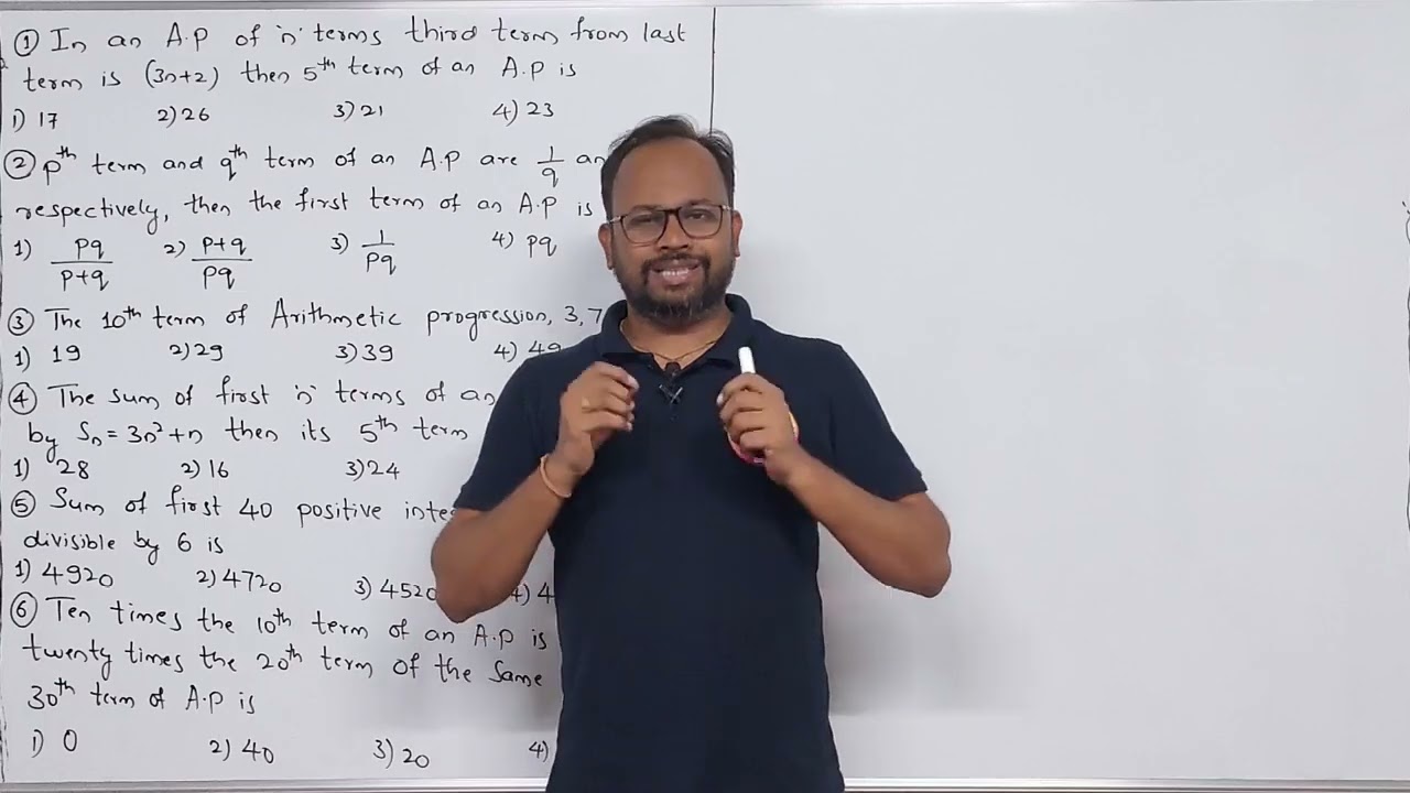 KARTET Maths Arithmetic progression