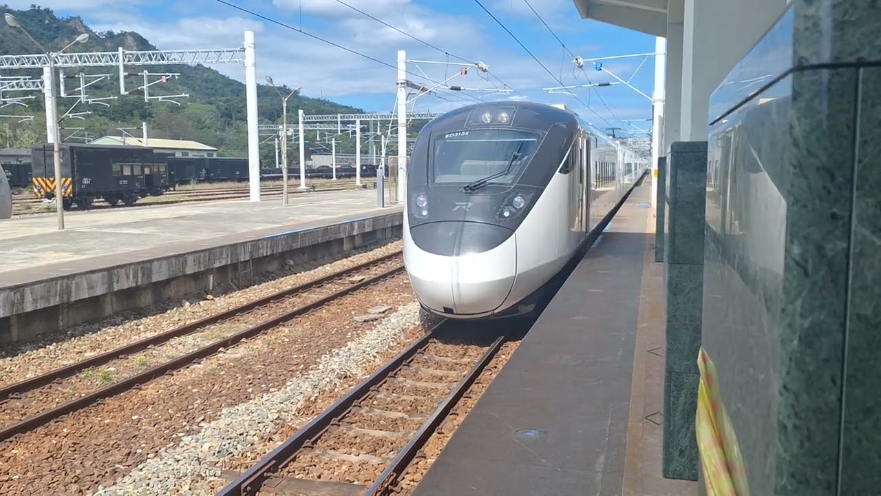 308次新自強號台東站停車