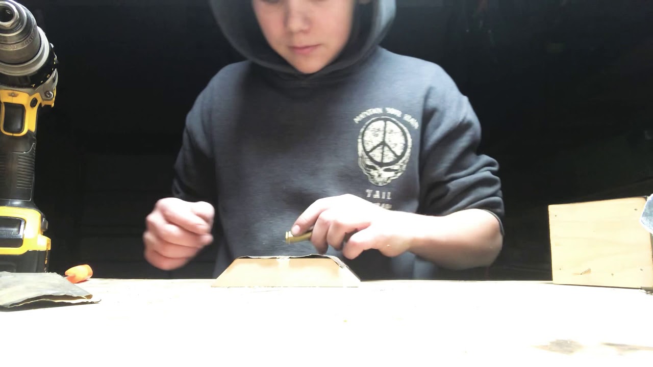 How to make a bullet into a keychain