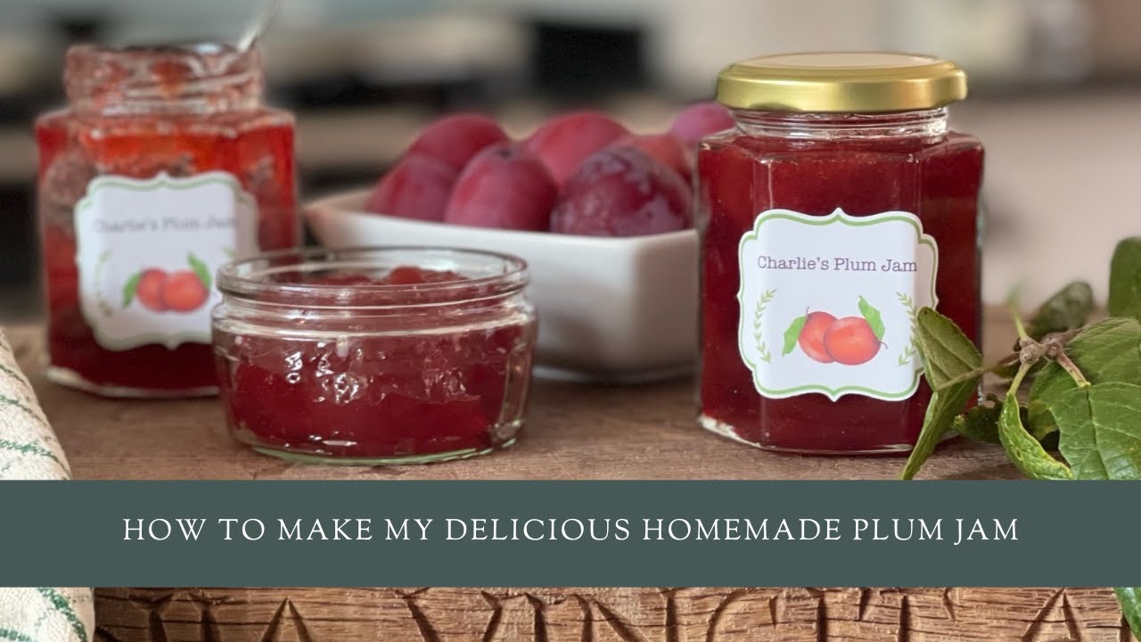 How to make my delicious homemade plum jam