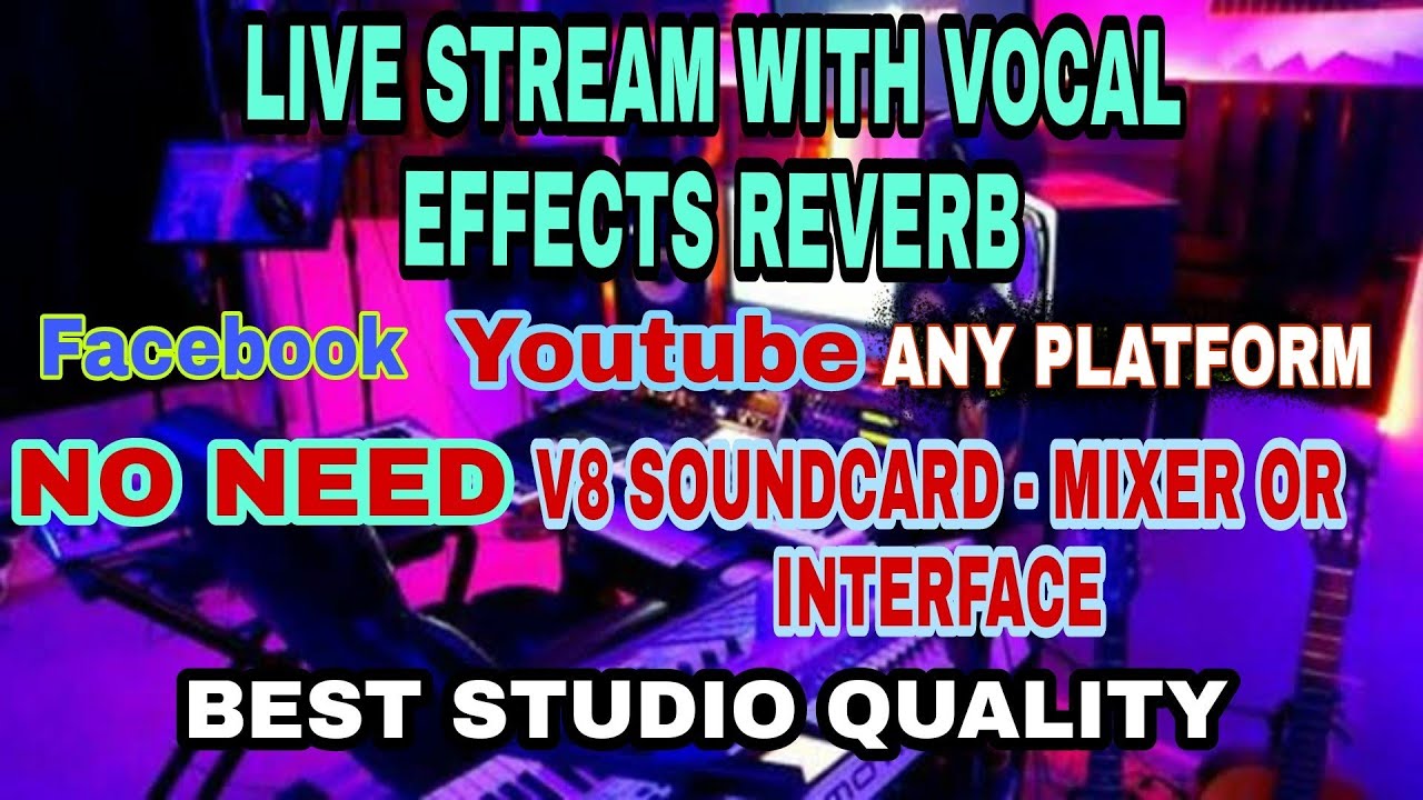 HOW TO LIVE STREAM USING USB CONDENSER MIC - WITH ECHO REVERB EFFECTS- TAGALOG EXPLANATION