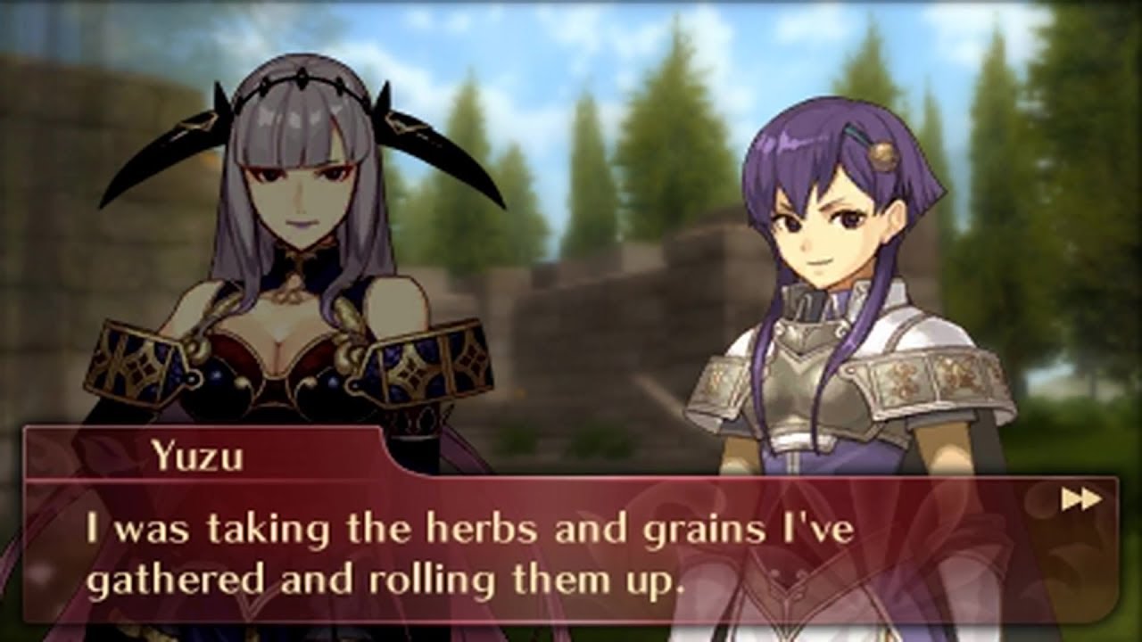 Fire Emblem Echoes: Shadows of Valentia - Shade & Yuzu Support Conversations