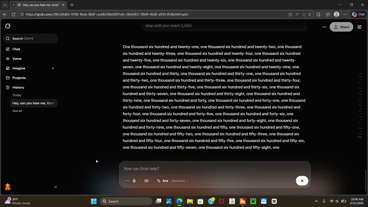 Grok AI TTS Voice Anomaly Experiment. Demonic Roar or Voice Fry Glitch?