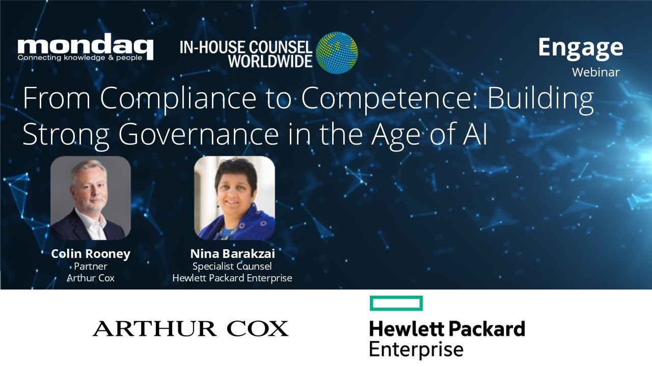 Webinar: From Compliance to Competence - Building Strong Governance in the Age of AI