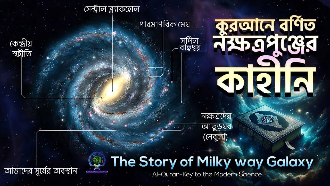 কুরআনে বর্ণিত নক্ষত্রপুঞ্জ এবং মিল্কীওয়ে গ্যালাক্সীর অবিশ্বাস্য সত্য- স্টোরি অব মিল্কিওয়ে গ্যালাক্সী