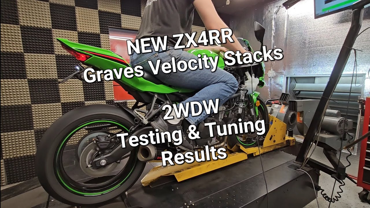 NEW ZX4RR Graves Velocity Stacks Testing & Tuning!