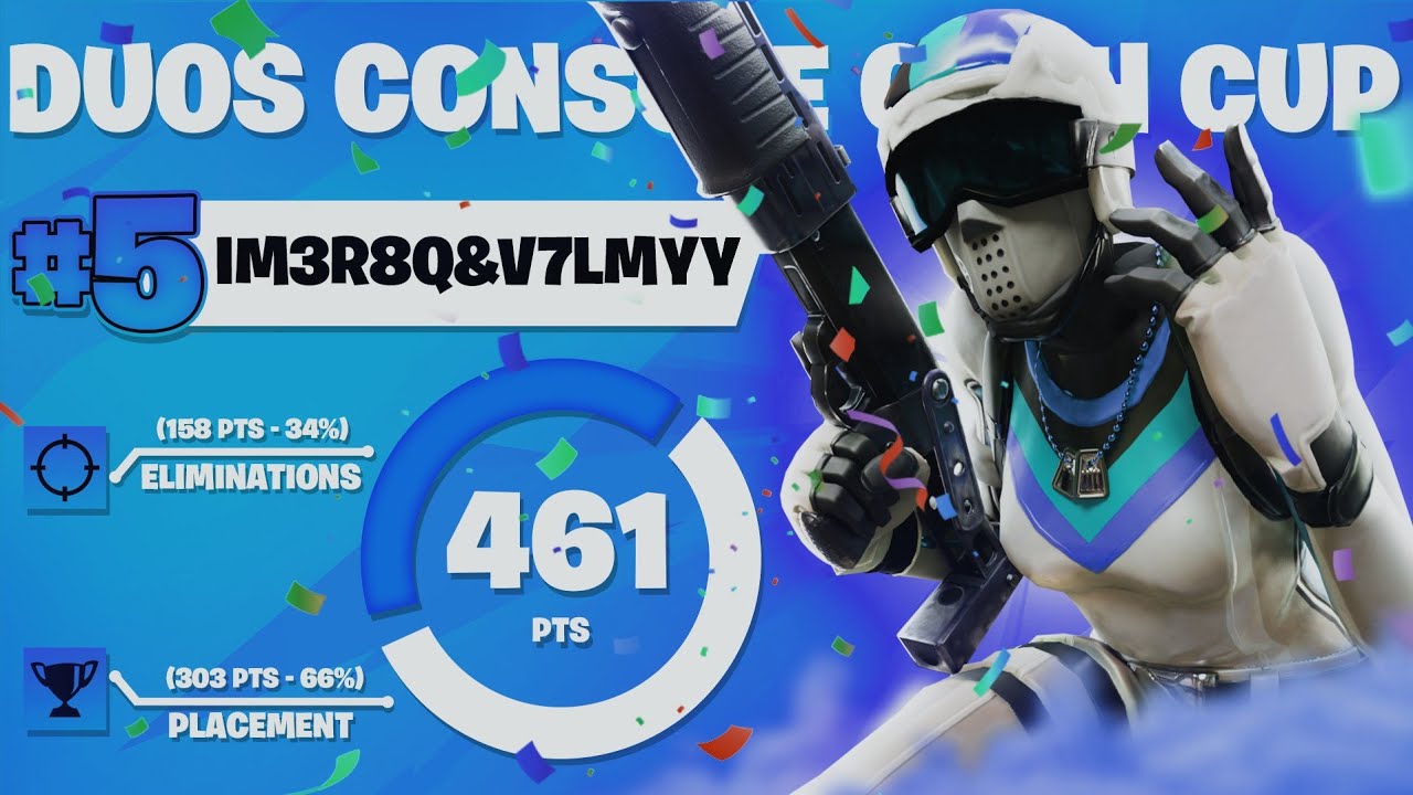 How we placed top 5 in the duo console cash cup and qualified to finals 🔥🏆