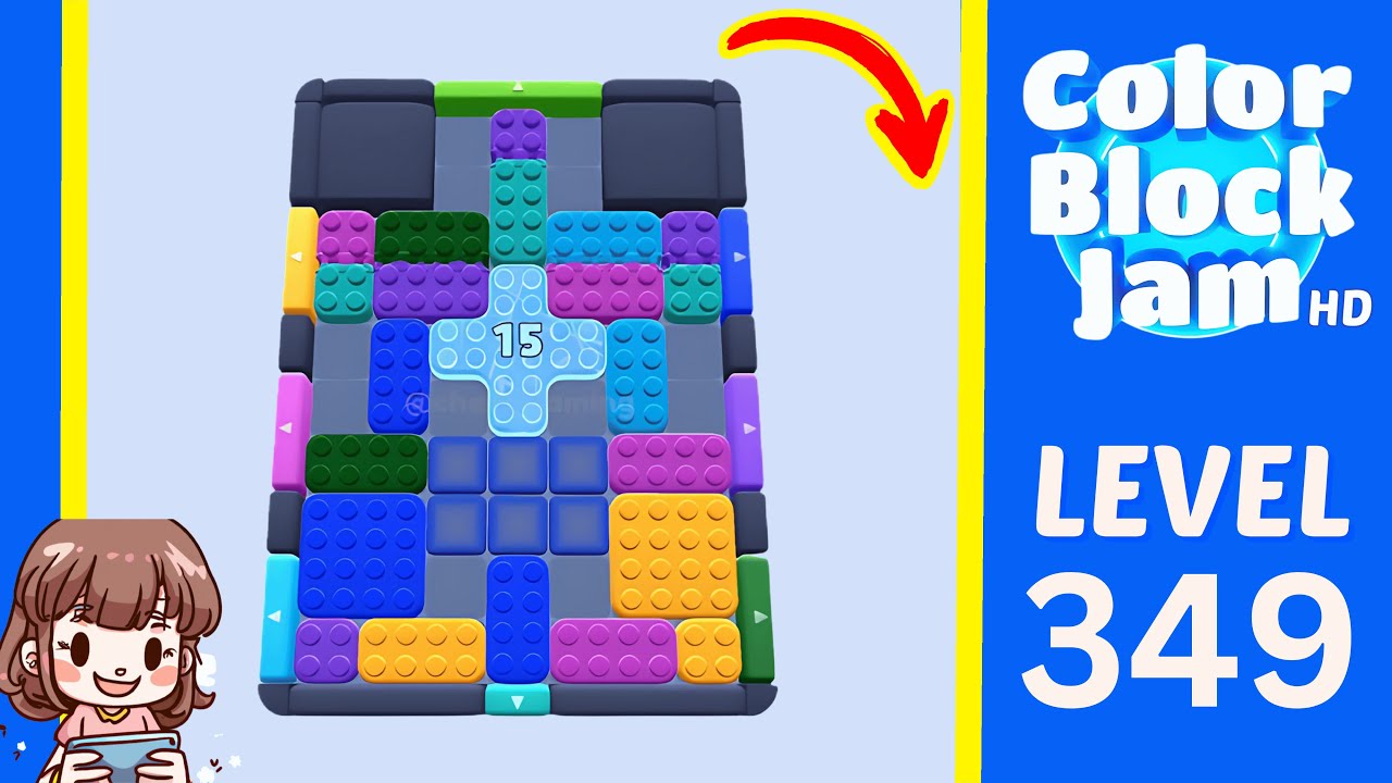 Color Block Jam Level 349 Solution Walkthrough