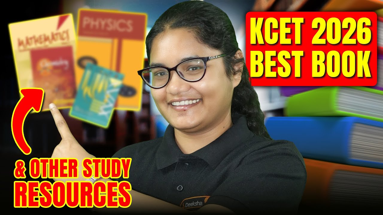 Best KCET 2026 Books 📚 & Resources to Score 150+ Marks | Topper&rsquo;s Guide #kcet #exam