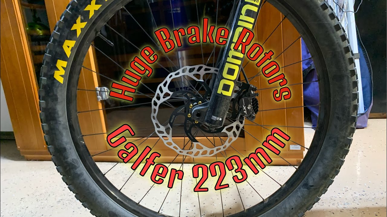 Ebike Upgrade-Galfer 223mm Rotor Install