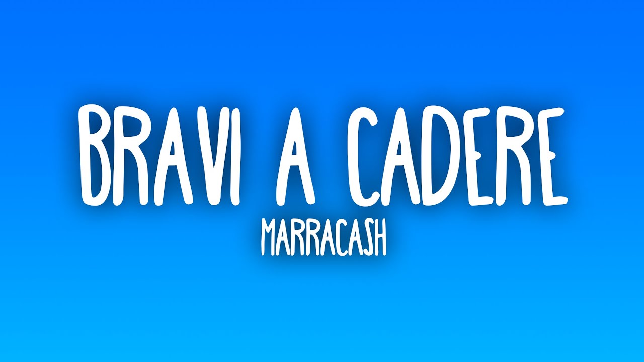 Marracash - BRAVI A CADERE - I polmoni