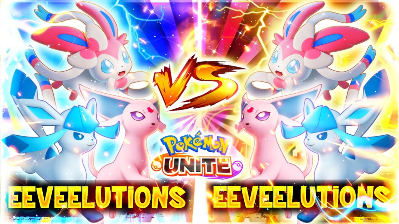 Eeveelution Pokemon Team Vs Eeveelution Pokemon Team|Pokemon Unite Hindi Gameplay|