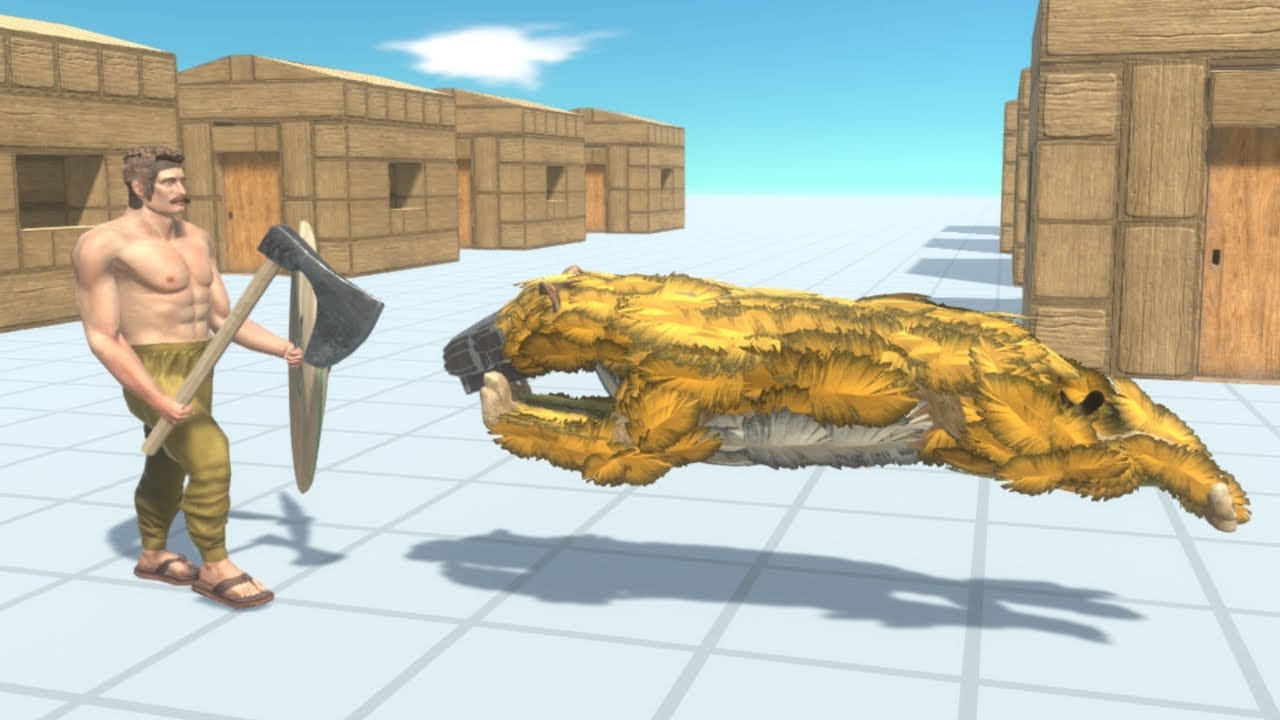Hyaenodon Gigas vs ALL UNITS ARBS Animal Revolt Battle Simulator
