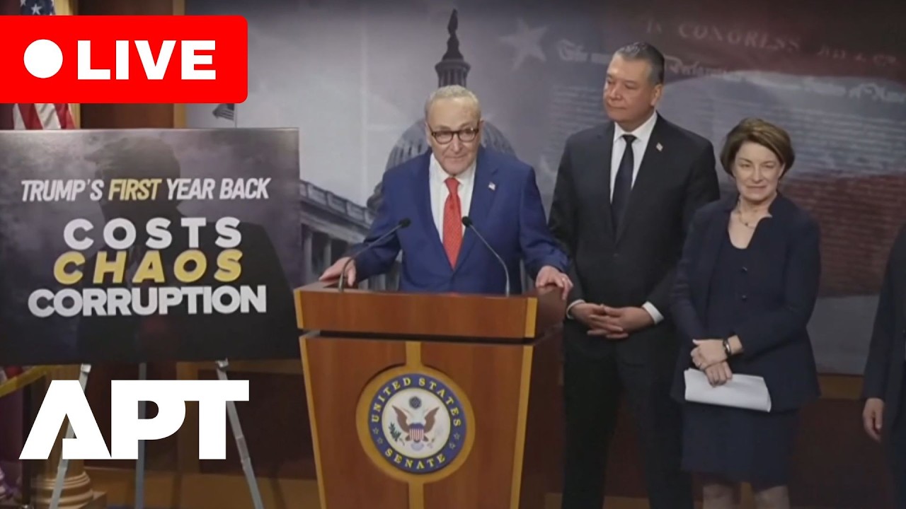 LIVE | Schumer and Democrats Deliver Message Ahead of Trump State of the Union | APT